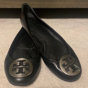 Black Tory Burch Flats